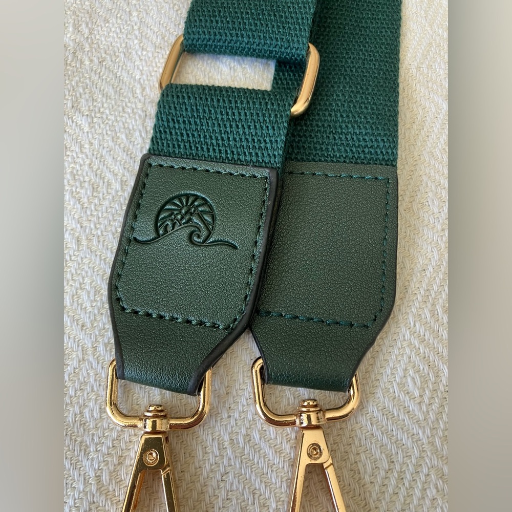 Cloth diaper pod strap green